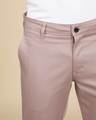 Shop Rouge Pink Slim Fit Cotton Chino Pants