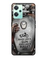 Shop Royal Bike Typography Premium Glass Cover For OnePlus Nord CE 2 Lite 5G (Matte Finish)-Front