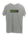 Shop RSPCT Half Sleeve T-Shirt Meteor Grey-Front