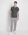 Shop RSPCT Half Sleeve T-Shirt Nimbus Grey-Full