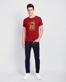 Shop Ruh Roh Scoob Half Sleeve T-Shirt Bold Red (SDL)-Full