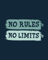 Shop Rules And Limits Round Neck 3/4th Sleeve T-Shirt