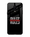 Shop Rules Of Falling Premium Glass Case for OnePlus 6T(Shock Proof, Scratch Resistant)-Front
