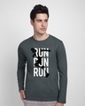 Shop Run Run Run Full Sleeve T-Shirt-Front