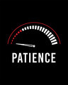 Shop Running Out Of Patience Half Sleeve T-Shirt