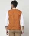 Shop Rust Orange Men's Printed Waist Coat-Full