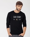 Shop Sad Story Full Sleeve T-Shirt-Front