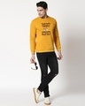 Shop Sadda Kutta Fleece Sweatshirt Mustard Yellow-Design