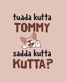 Shop Sadda Kutta Half Sleeve T-Shirt Baby Pink-Full