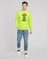 Shop Sadda Pain Fleece Sweatshirt Neon Green-Design