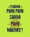 Shop Sadda Pain Half Sleeve T-Shirt Neon Green -Full