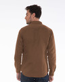 Shop Saddle Brown Slim Fit Shirt-Design