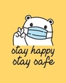 Shop Safe Bear Boyfriend T-Shirt-Full