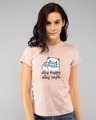 Shop Safe Bear Half Sleeve T-Shirt-Front