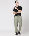 Shop Sage Green Casual Cotton Pants