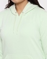 Shop Women's Green Plus Size Hoodie