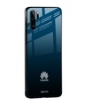 Shop Sailor Blue Premium Glass Cover For Huawei P30 Pro (Impact Resistant, Matte Finish)-Design