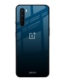 Shop Sailor Blue Premium Glass Cover For OnePlus Nord (Impact Resistant, Matte Finish)-Front