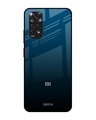 Shop Sailor Blue Premium Glass Cover For Redmi Note 11S (Impact Resistant, Matte Finish)-Front