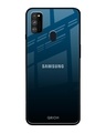 Shop Sailor Blue Premium Glass Cover For Samsung Galaxy M30s(Impact Resistant, Matte Finish)-Front