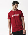 Shop Sanskari Half T-Shirt-Front