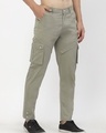Shop Men's Green Cargo Trousers-Design