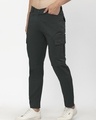 Shop Men's Olive Cargo Trousers-Design