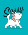 Shop Sassy Cat Boyfriend T-Shirt (DL) Tropical Blue