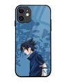 Shop Sasuke Blood Premium Glass Cover for Apple iPhone 11-Front
