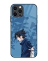 Shop Sasuke Blood Premium Glass Cover for Apple Iphone 12 Pro-Front