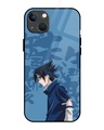 Shop Sasuke Blood Premium Glass Cover for Apple iPhone 13-Front