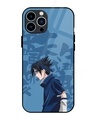 Shop Sasuke Blood Premium Glass Cover for Apple iPhone 13 Pro-Front