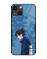 Shop Sasuke Blood Premium Glass Cover for Apple iPhone 14 Plus-Front