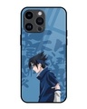 Shop Sasuke Blood Premium Glass Cover for Apple iPhone 14 Pro Max-Front