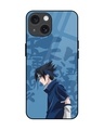 Shop Sasuke Blood Premium Glass Cover for Apple iPhone 15-Front