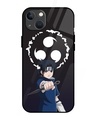 Shop Sasuke Premium Glass Cover for Apple iPhone 13-Front