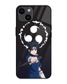 Shop Sasuke Premium Glass Cover for Apple iPhone 14-Front