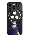 Shop Sasuke Premium Glass Cover for Apple iPhone 14 Pro-Front