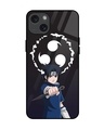 Shop Sasuke Premium Glass Cover for Apple iPhone 15 Plus-Front