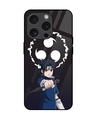 Shop Sasuke Premium Glass Cover for Apple iPhone 15 Pro-Front