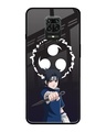 Shop Sasuke Premium Glass Cover for Redmi Note 9 Pro Max-Front