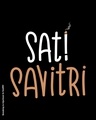 Shop Sati Savitri Round Neck 3/4th Sleeve T-Shirt