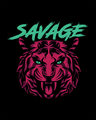 Shop Savage Beast Colorful Round Neck 3/4th Sleeve T-Shirt