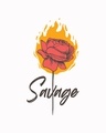 Shop Savage Burning Rose Scoop Neck Full Sleeve T-Shirt-Full