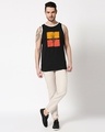 Shop Men's Black Save Our Home Graphic Printed Contrast Binding Vest-Design