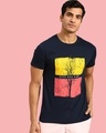 Shop Men's Blue Save Our Home Graphic Printed T-shirt-Front