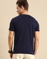 Shop Save Trees Half Sleeve T-Shirt Navy Blue-Design