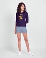 Shop Say Cheese Jerry Round Neck 3/4 Sleeve T-Shirt Parachute Purple (TJL)-Full