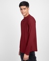 Shop Scarlet Red Full Sleeve Henley T-Shirt-Design