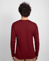 Shop Scarlet Red Plain Full Sleeve T-Shirt-Design